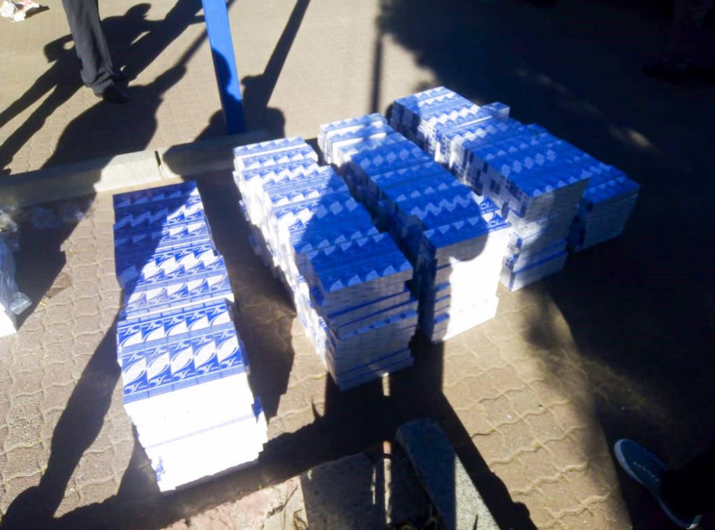 SAPS arrest to Foreign Nationals with large amount of illegal cigarettes
