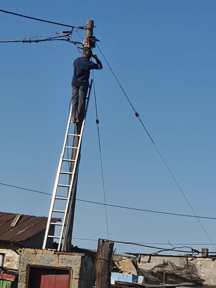 Cutting illegal electricity connections