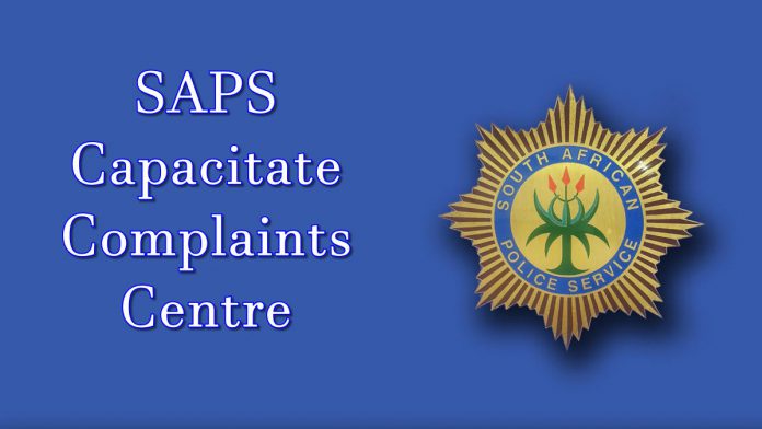SAPS capacitate complaints centre