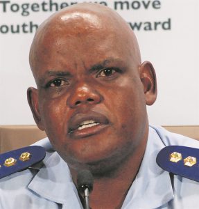The Provincial Commissioner of the South African Police Service in Mpumalanga, Lieutenant General Mondli Zuma