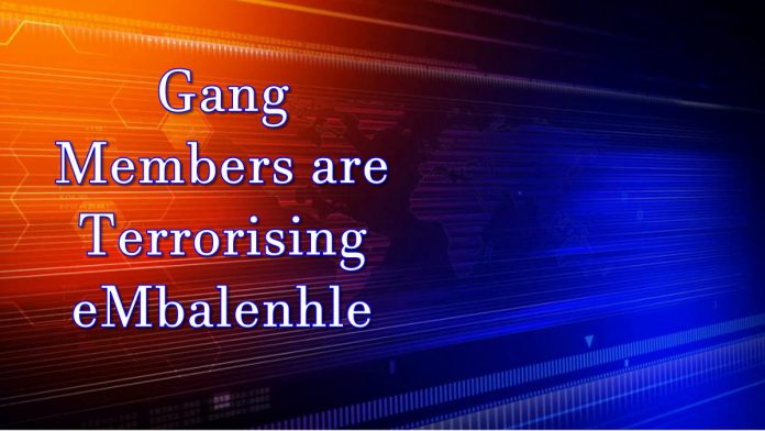 Gang members are terrorising eMbalenhle