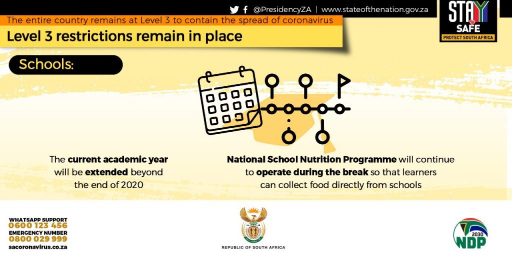 President Ramaphosa announces schools to close after prolific rise in infections