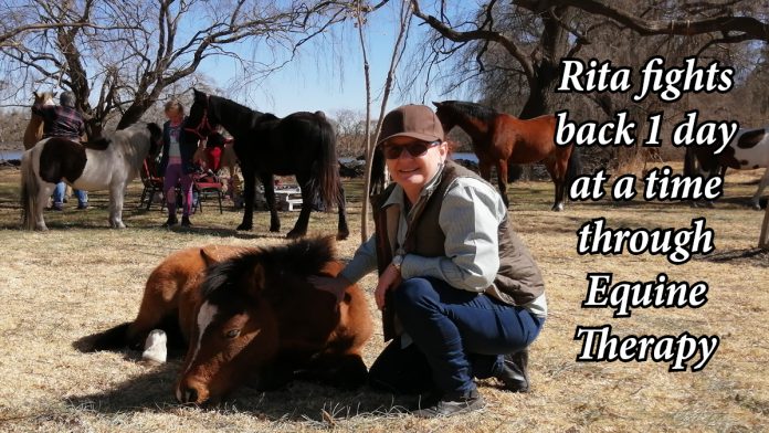 Rita fights back 1 day at a time through Equine Therapy