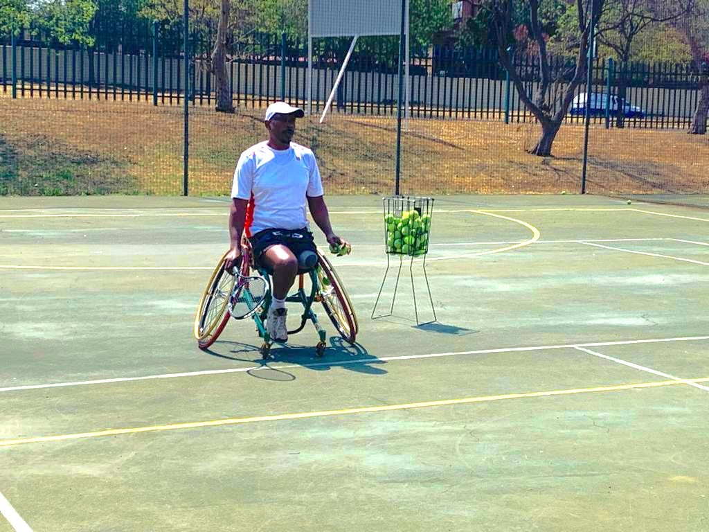 A Tennis coach and a wheelchair tennis player taking 1 community by storm 