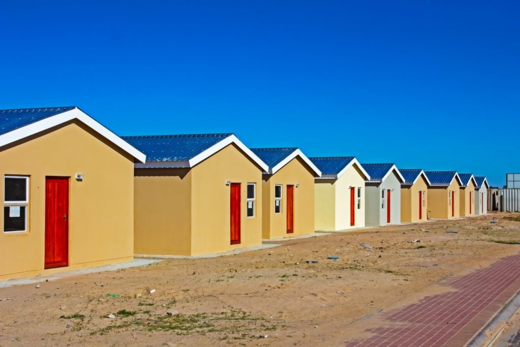 Municipal rdp houses