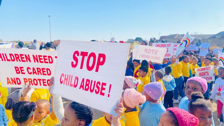 Children March Against Abuse to Emba SAPS Children March Against Abuse to Emba SAPS