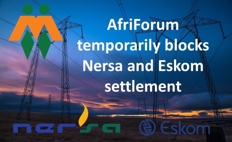 AfriForum temporarily blocks Nersa and Eskom settlement that would cost South Africans billions
