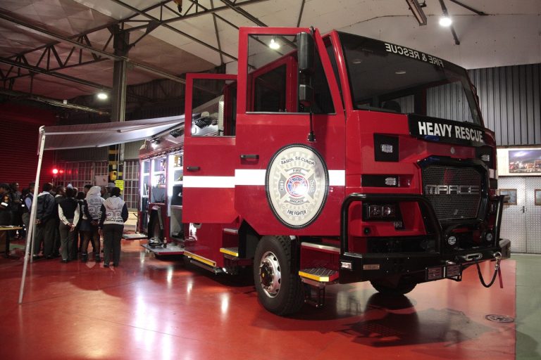 Sasol inspires future female firefighters and boosts GMM emergency services